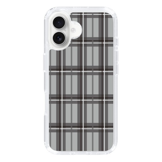 スリムプロテクションケース［ Tartan Check - Gray ］