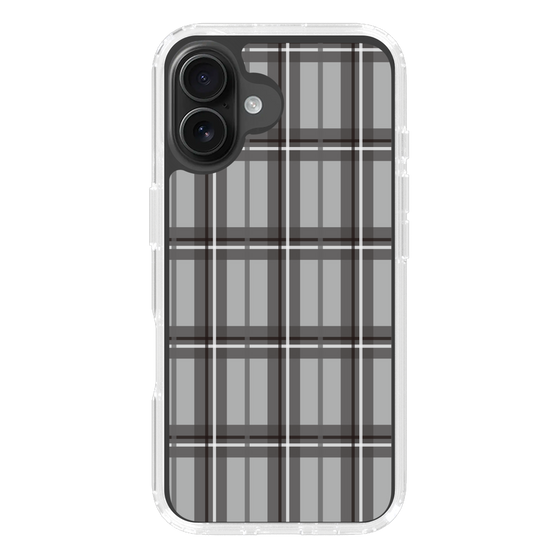 スリムプロテクションケース［ Tartan Check - Gray ］