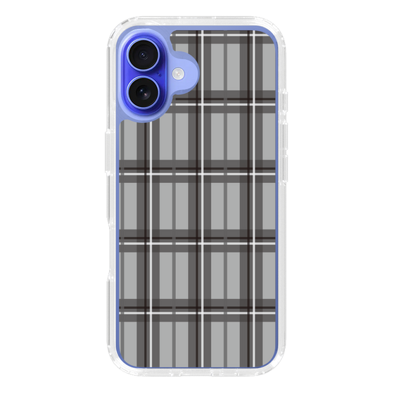 スリムプロテクションケース［ Tartan Check - Gray ］