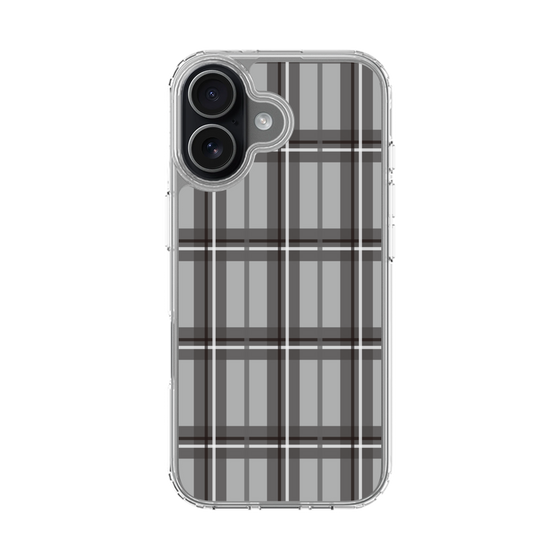 スリムプロテクションケース［ Tartan Check - Gray ］
