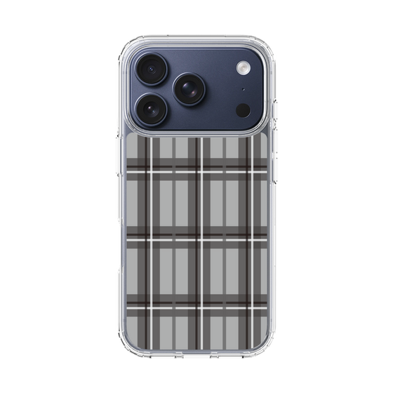 スリムプロテクションケース［ Tartan Check - Gray ］