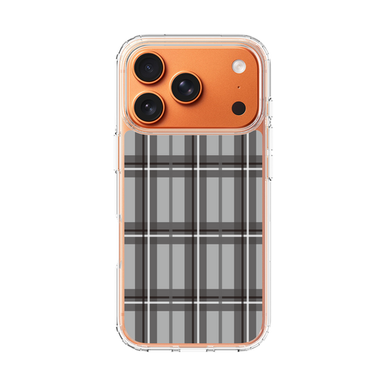 スリムプロテクションケース［ Tartan Check - Gray ］