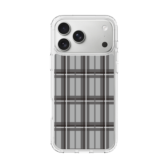 スリムプロテクションケース［ Tartan Check - Gray ］