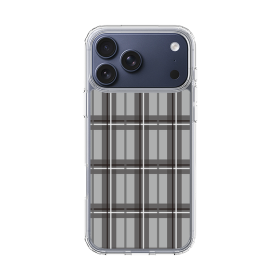 スリムプロテクションケース［ Tartan Check - Gray ］