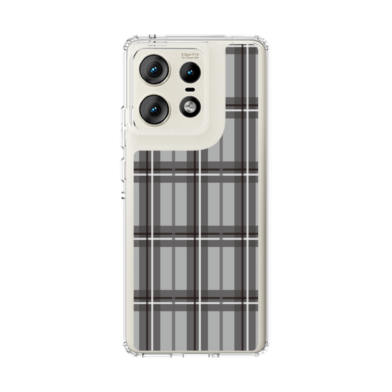 スリムプロテクションケース［ Tartan Check - Gray ］