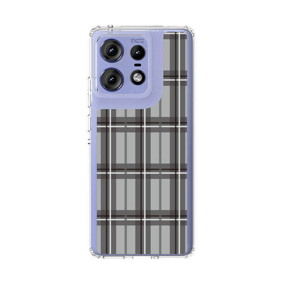 スリムプロテクションケース［ Tartan Check - Gray ］