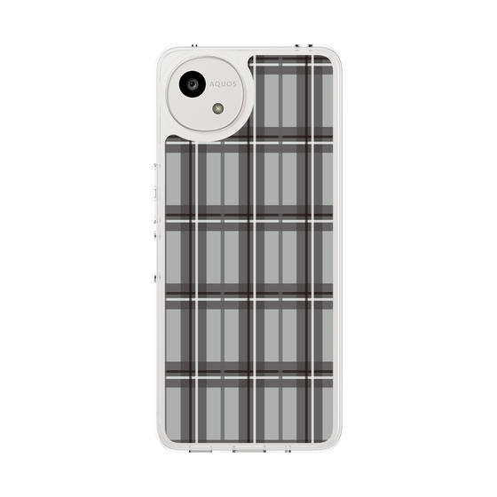 スリムプロテクションケース［ Tartan Check - Gray ］