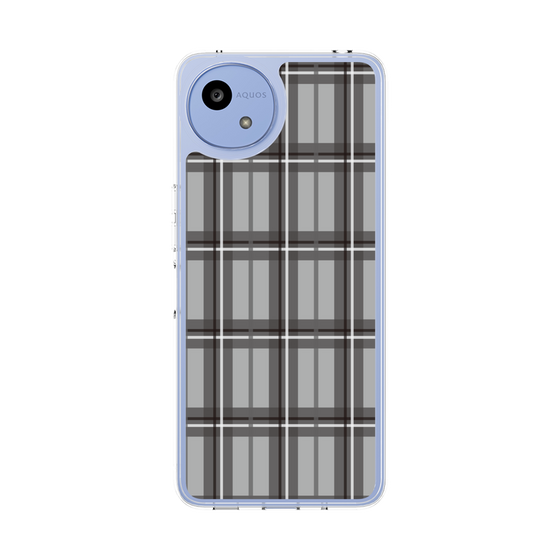 スリムプロテクションケース［ Tartan Check - Gray ］