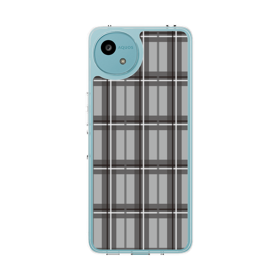 スリムプロテクションケース［ Tartan Check - Gray ］