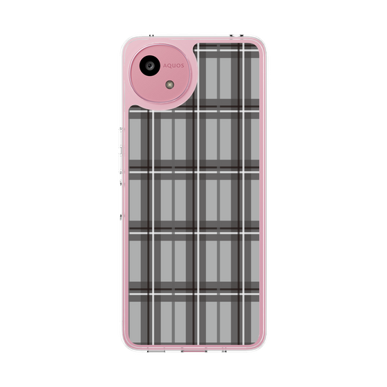 スリムプロテクションケース［ Tartan Check - Gray ］