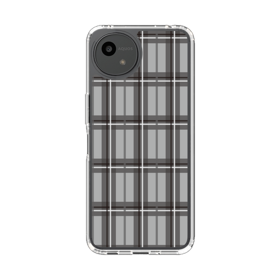 スリムプロテクションケース［ Tartan Check - Gray ］