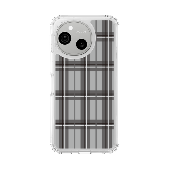 スリムプロテクションケース［ Tartan Check - Gray ］