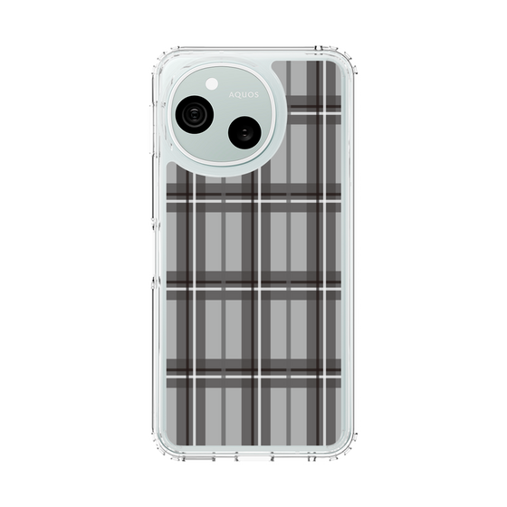 スリムプロテクションケース［ Tartan Check - Gray ］