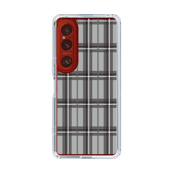 スリムプロテクションケース［ Tartan Check - Gray ］