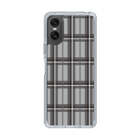 スリムプロテクションケース［ Tartan Check - Gray ］