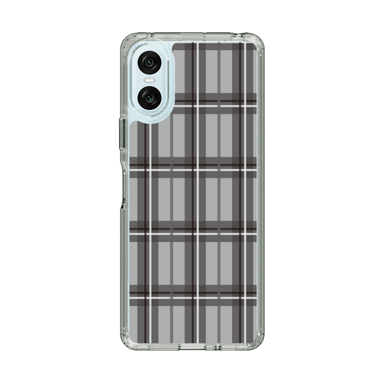 スリムプロテクションケース［ Tartan Check - Gray ］