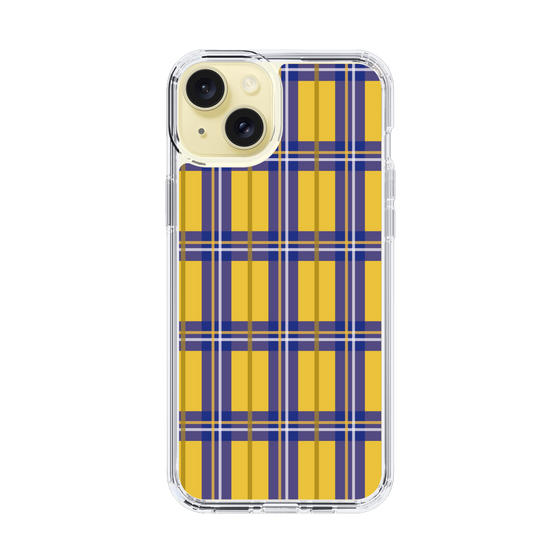 スリムプロテクションケース［ Tartan Check - Yellow ］