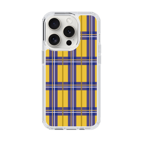 スリムプロテクションケース［ Tartan Check - Yellow ］