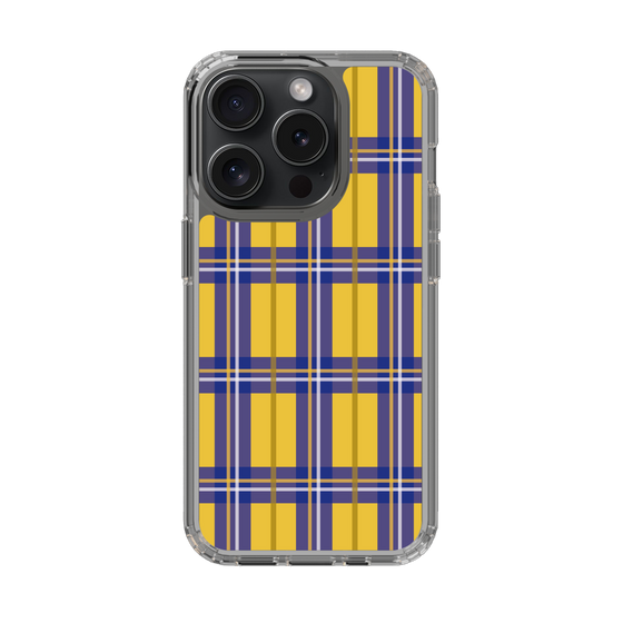 スリムプロテクションケース［ Tartan Check - Yellow ］