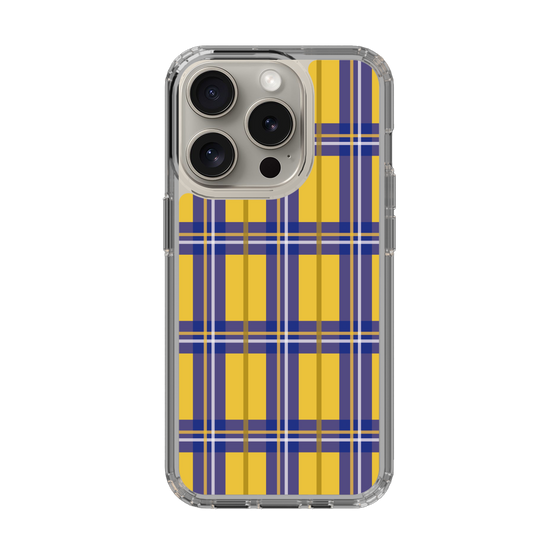 スリムプロテクションケース［ Tartan Check - Yellow ］