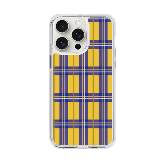 スリムプロテクションケース［ Tartan Check - Yellow ］