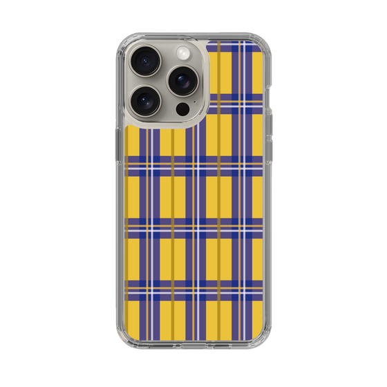 スリムプロテクションケース［ Tartan Check - Yellow ］