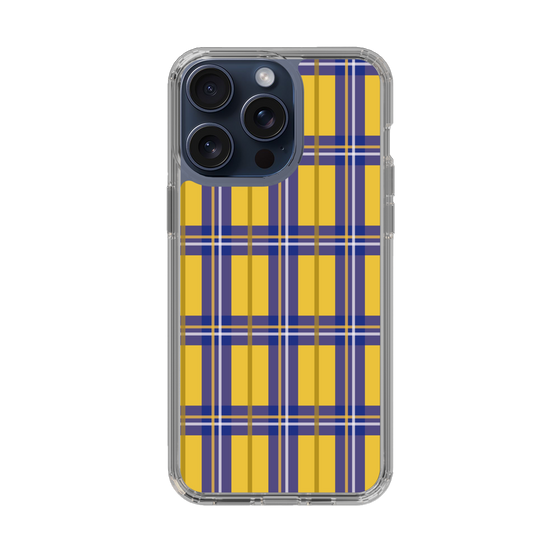 スリムプロテクションケース［ Tartan Check - Yellow ］