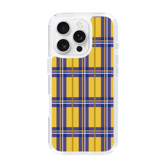 スリムプロテクションケース［ Tartan Check - Yellow ］