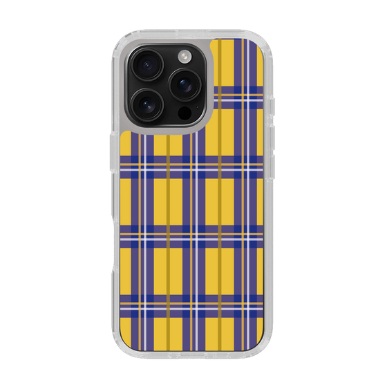 スリムプロテクションケース［ Tartan Check - Yellow ］