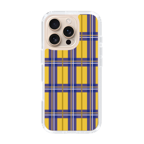 スリムプロテクションケース［ Tartan Check - Yellow ］