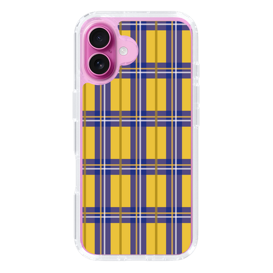 スリムプロテクションケース［ Tartan Check - Yellow ］