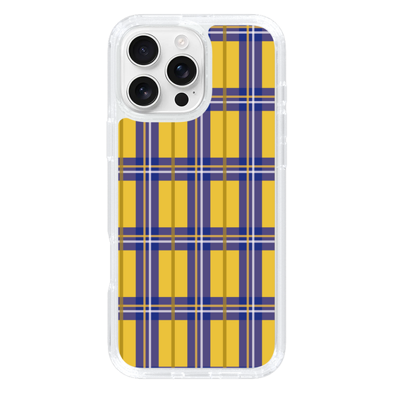 スリムプロテクションケース［ Tartan Check - Yellow ］