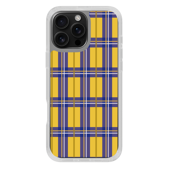 スリムプロテクションケース［ Tartan Check - Yellow ］