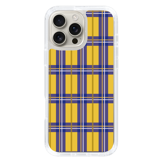 スリムプロテクションケース［ Tartan Check - Yellow ］