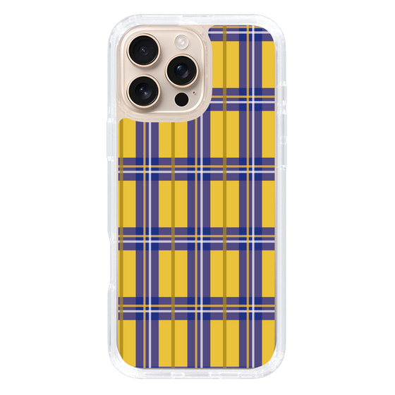 スリムプロテクションケース［ Tartan Check - Yellow ］