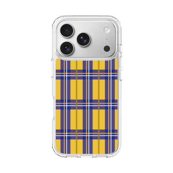 スリムプロテクションケース［ Tartan Check - Yellow ］