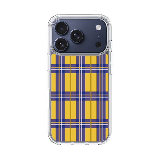 スリムプロテクションケース［ Tartan Check - Yellow ］