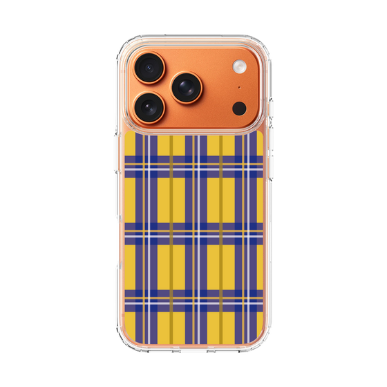 スリムプロテクションケース［ Tartan Check - Yellow ］