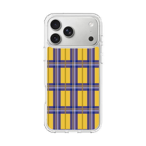 スリムプロテクションケース［ Tartan Check - Yellow ］