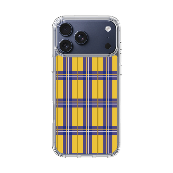 スリムプロテクションケース［ Tartan Check - Yellow ］