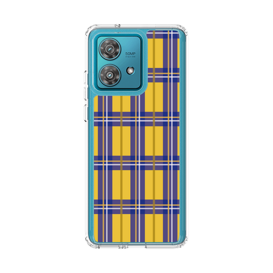 スリムプロテクションケース［ Tartan Check - Yellow ］