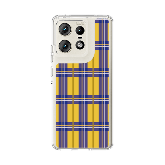スリムプロテクションケース［ Tartan Check - Yellow ］