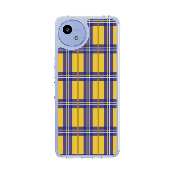 スリムプロテクションケース［ Tartan Check - Yellow ］