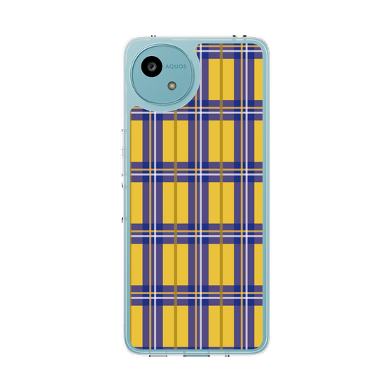 スリムプロテクションケース［ Tartan Check - Yellow ］
