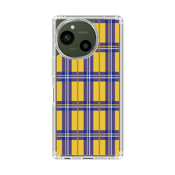 スリムプロテクションケース［ Tartan Check - Yellow ］