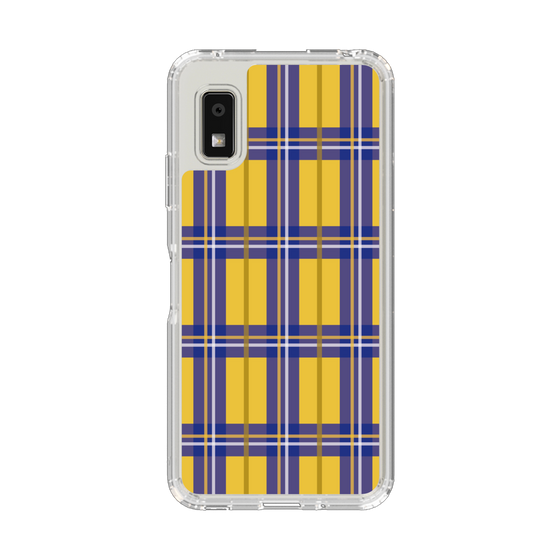 スリムプロテクションケース［ Tartan Check - Yellow ］