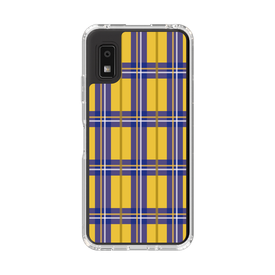 スリムプロテクションケース［ Tartan Check - Yellow ］