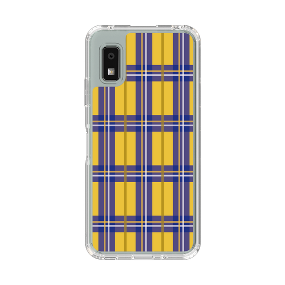 スリムプロテクションケース［ Tartan Check - Yellow ］