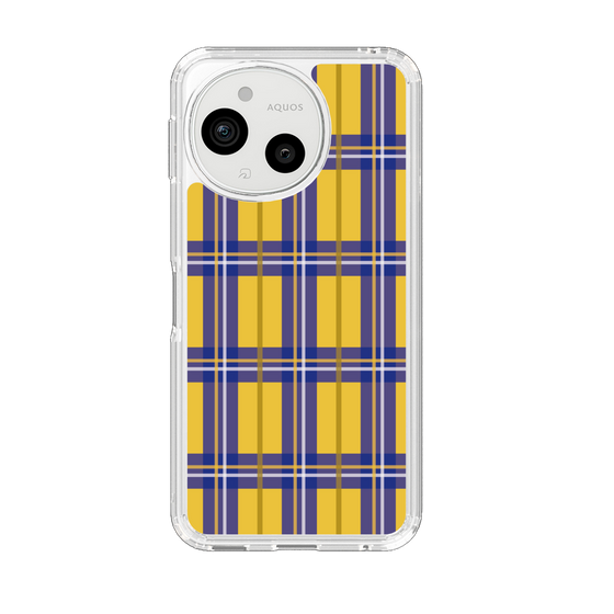 スリムプロテクションケース［ Tartan Check - Yellow ］