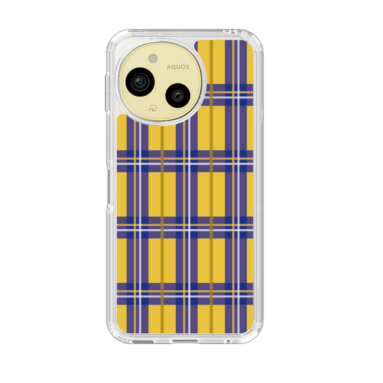 スリムプロテクションケース［ Tartan Check - Yellow ］